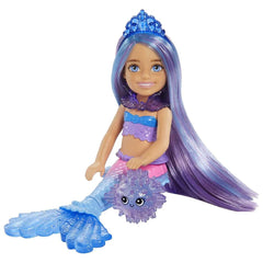 Barbie Content Chelsea Mermaid Purple and Blue Hair HHG57 - Colorland Toys