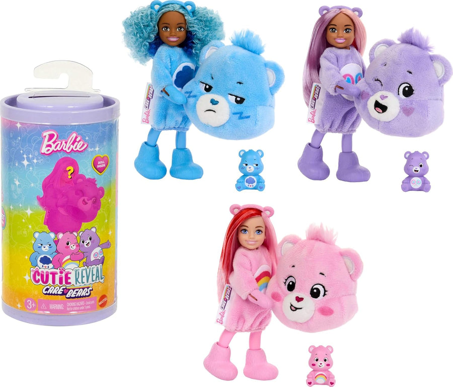 Barbie Cutie Reveal Care Bears Series Doll - Share Bear — image 9