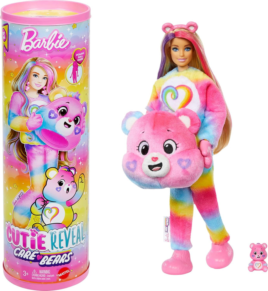 Barbie Cutie Reveal Care Bears Series Doll - Share Bear — image 10