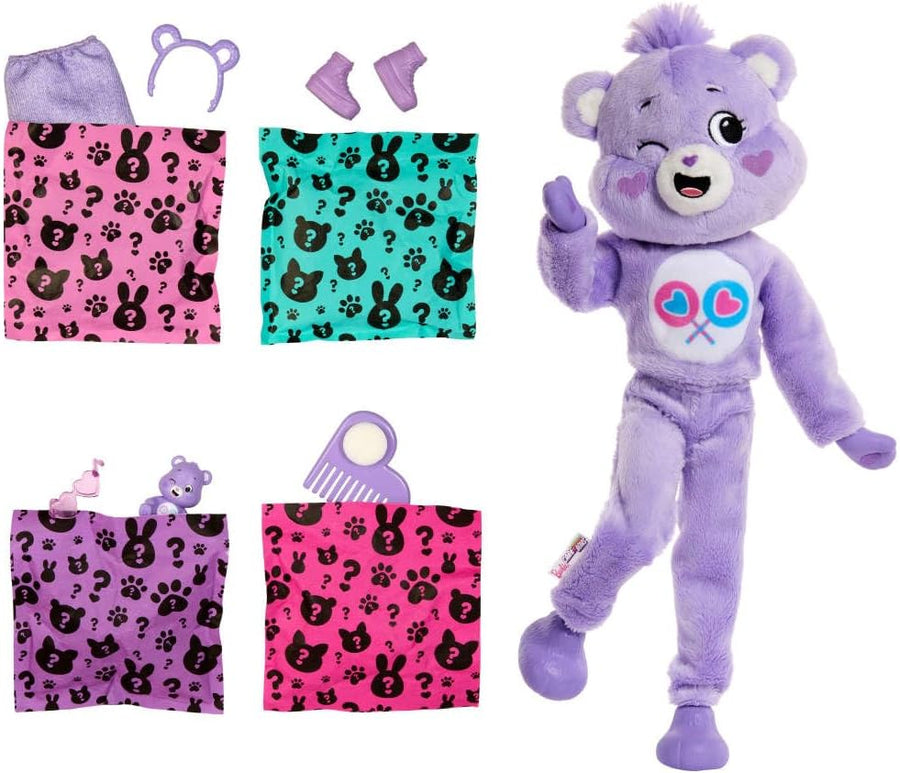 Barbie Cutie Reveal Care Bears Series Doll - Share Bear — image 4