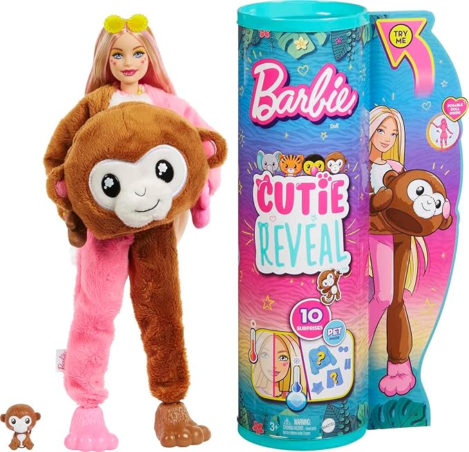 Barbie Cutie Reveal Chelsea Jungle Series Tiger Doll HKR15 — image 1