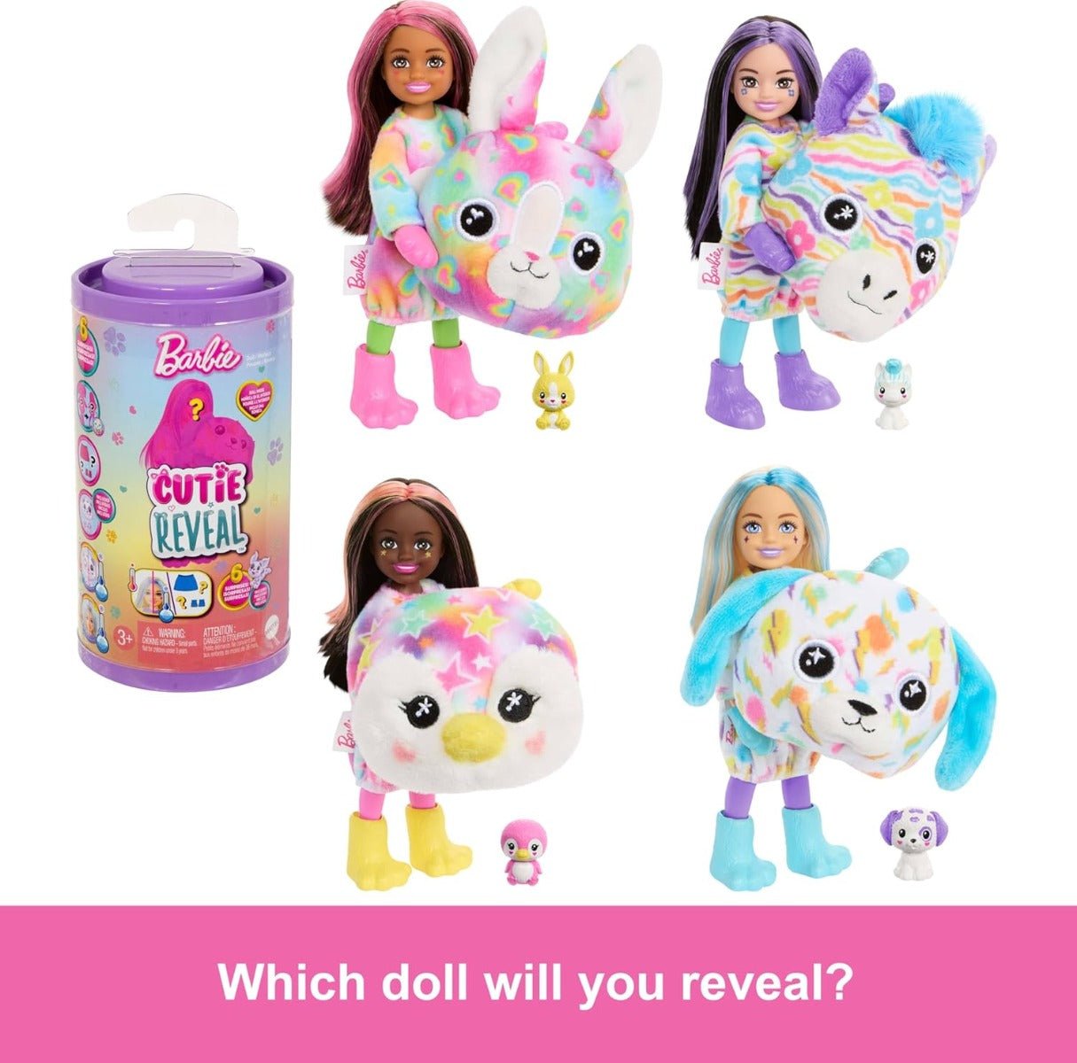 Barbie Cutie Reveal Color Dream Series Chelsea Surprise Doll HRK42 - Colorland Toys