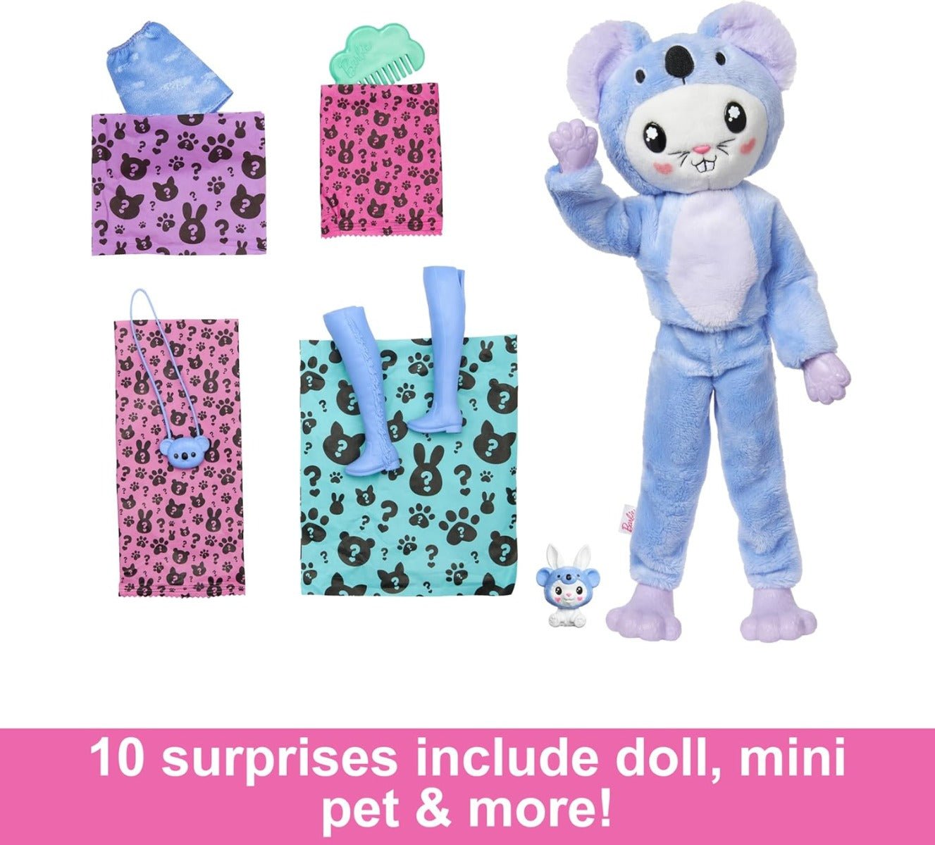 Barbie Cutie Reveal Costume Doll - Bunny in Koala HRK26 - Colorland Toys