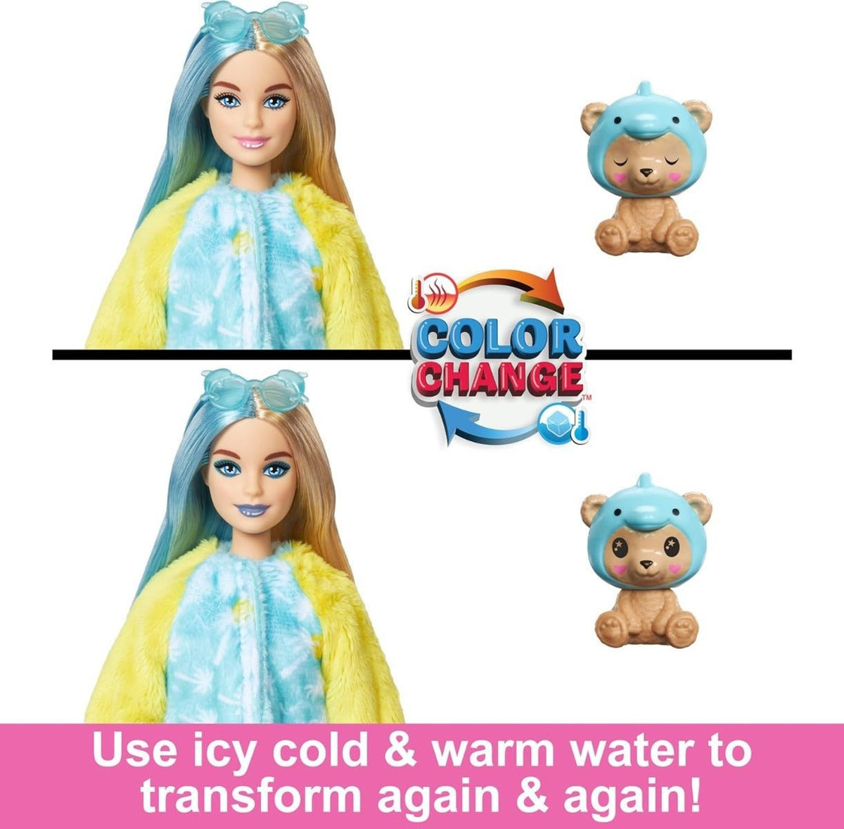 Barbie Cutie Reveal Costume Doll - Teddy in Dolphin HRK25 — image 4