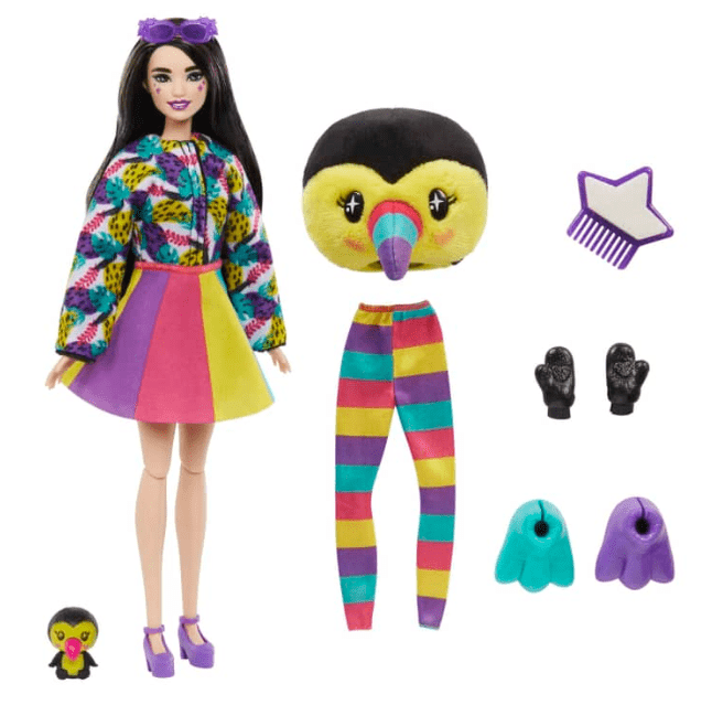 Barbie Cutie Reveal Jungle Series Toucan Doll HKR00 - Colorland Toys