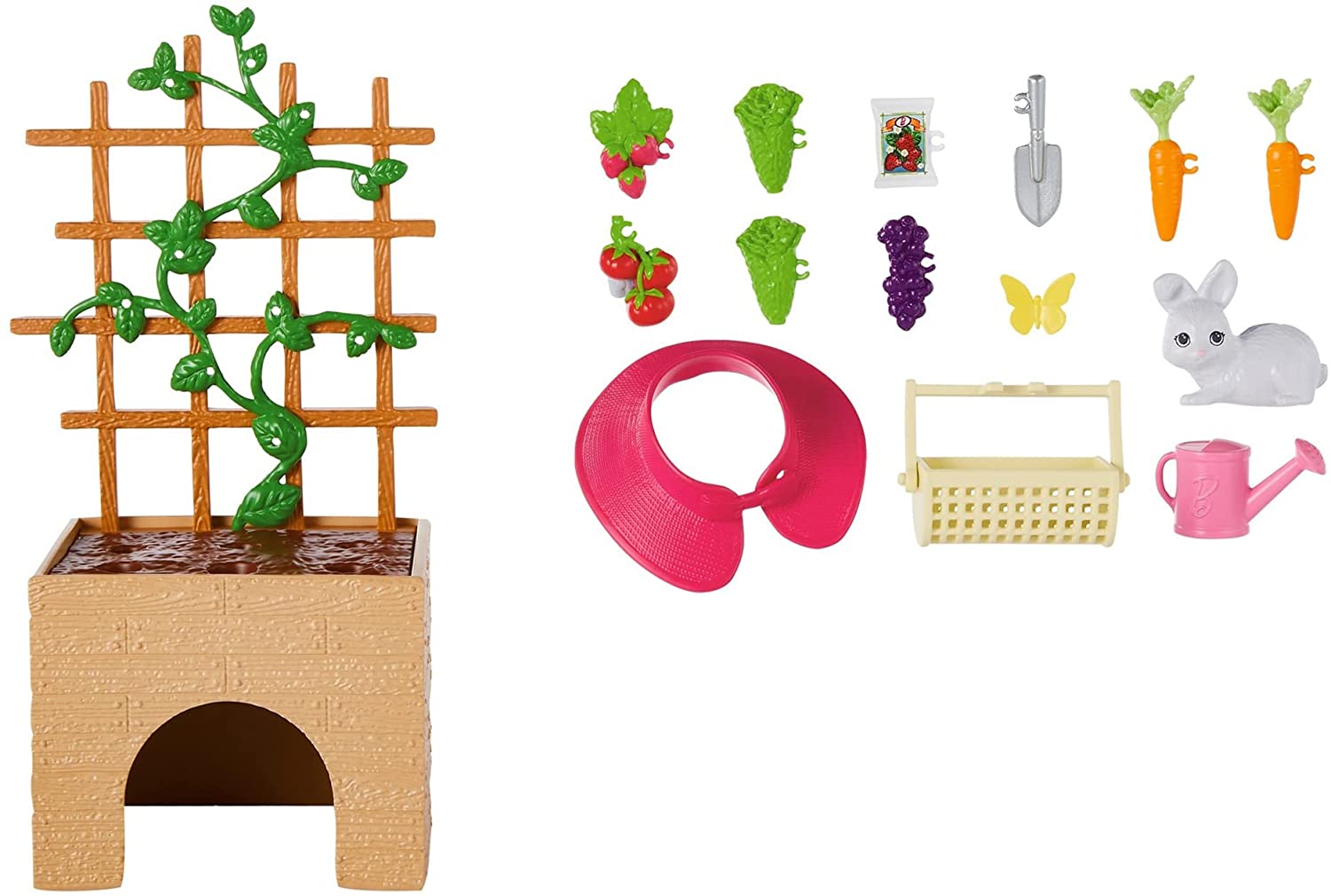 Barbie Doll and Gardening Playset HCD43 - Colorland Toys