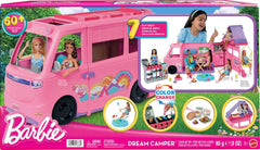 Barbie Dream Camper Playset HRJ78 – Roof Tent, BBQ, Swing & 60+ Accessories - Colorland Toys