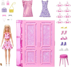 Barbie Dream Closet With Fashion Doll HXD58 - Colorland Toys