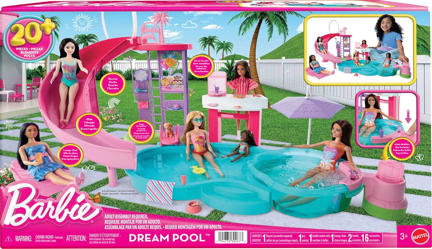 Barbie Dream Pool Playset JFP01 - Colorland Toys