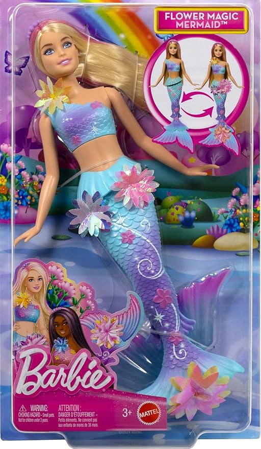 Barbie Dreamtopia Blooming Magic Mermaid - Blonde JDM72 — image 1