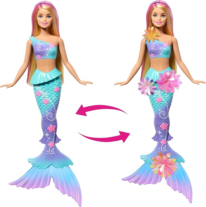 Barbie Dreamtopia Blooming Magic Mermaid - Blonde JDM72 - Colorland Toys
