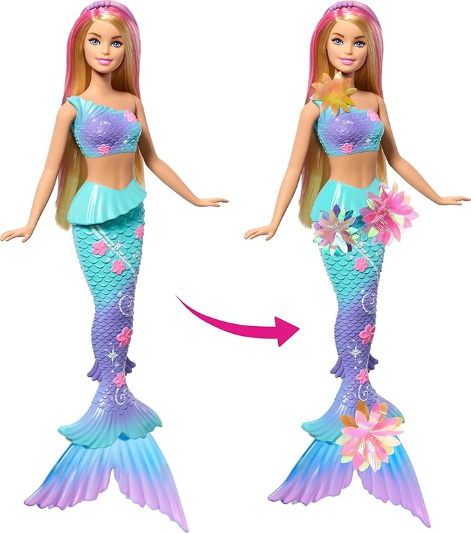 Barbie Dreamtopia Blooming Magic Mermaid - Blonde JDM72 - Colorland Toys