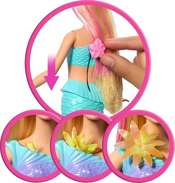 Barbie Dreamtopia Blooming Magic Mermaid - Blonde JDM72 — image 4