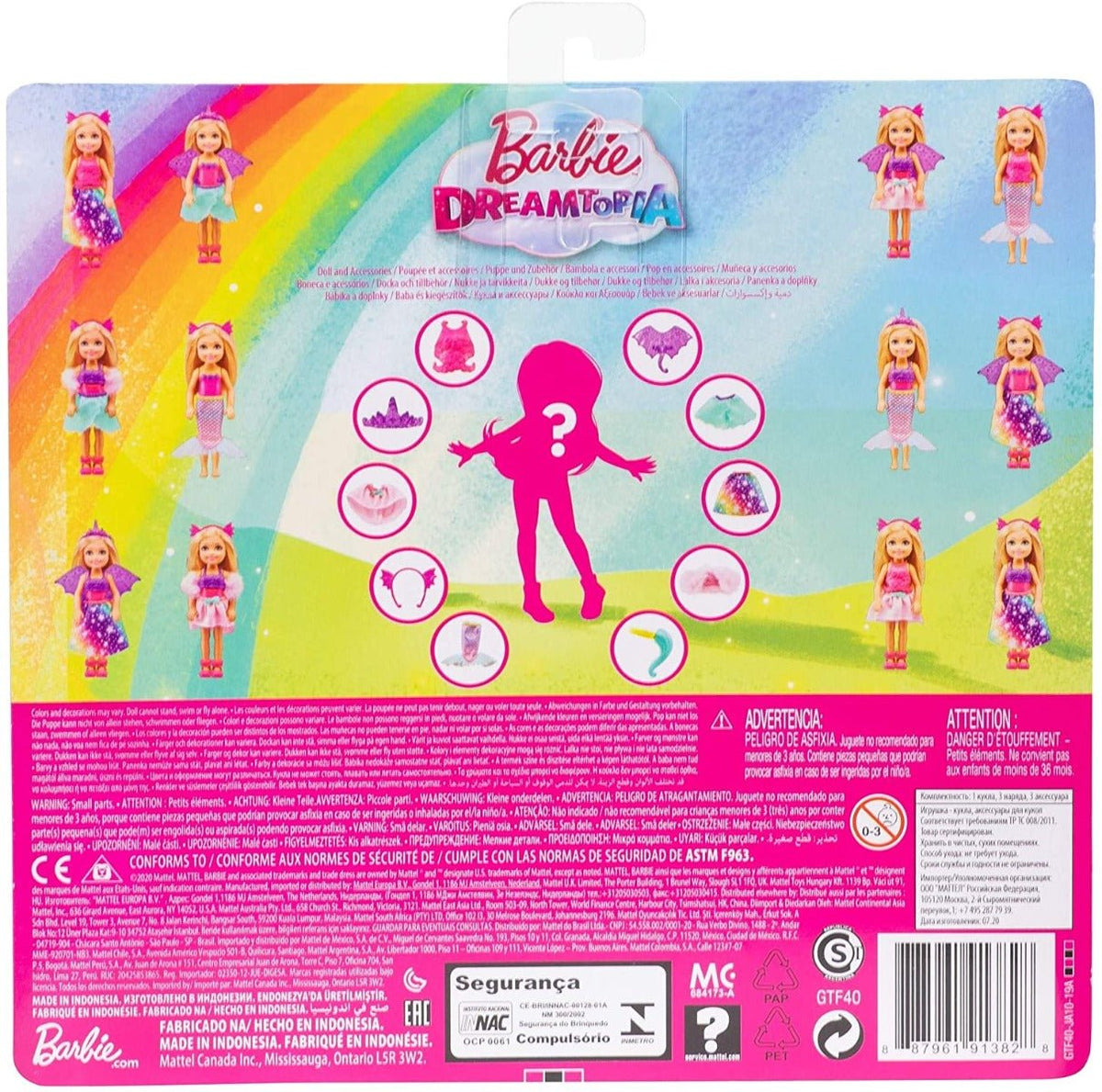 Barbie Dreamtopia Chelsea Doll Dress-up GTF40 — image 1