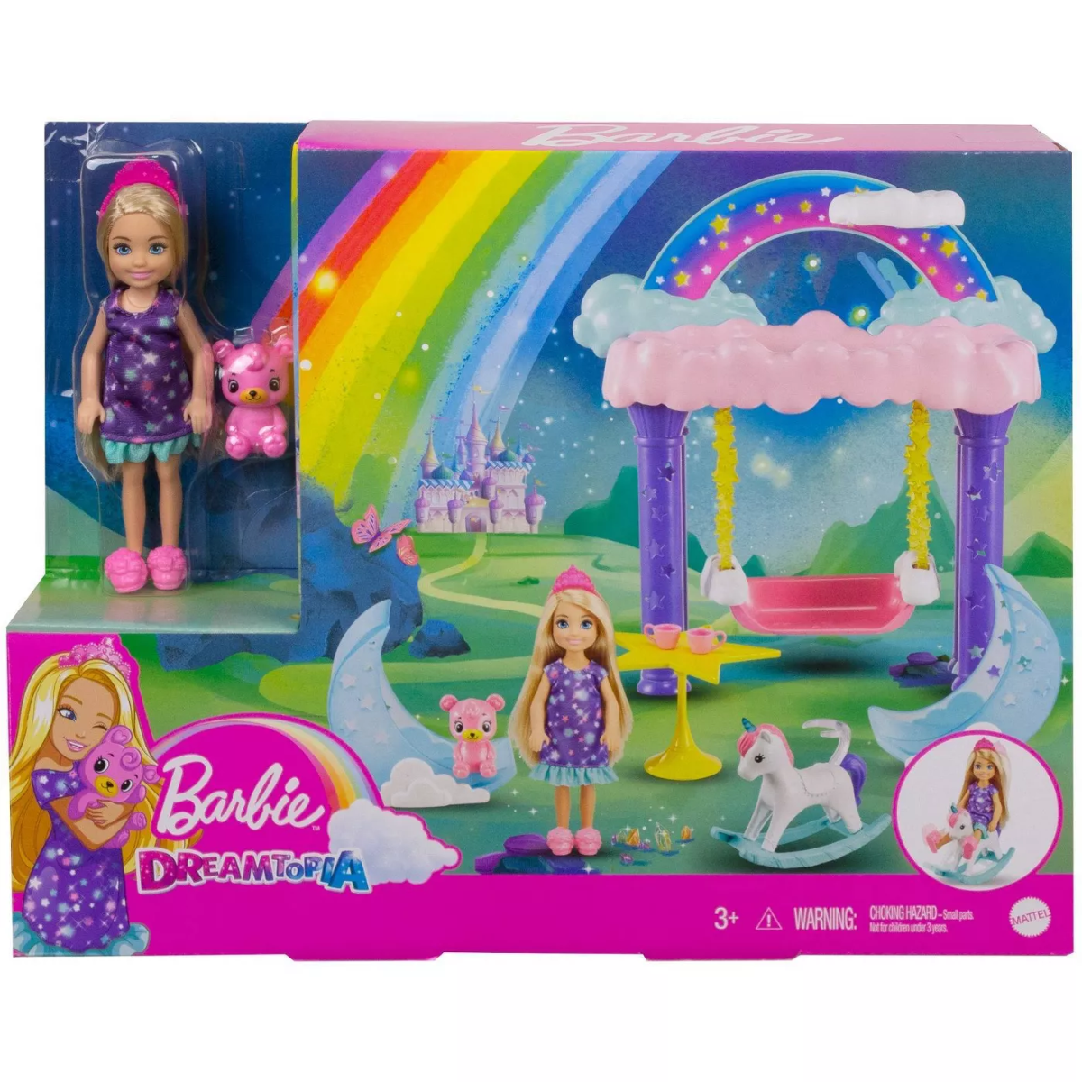 Barbie Dreamtopia Chelsea Princess Doll & Fairytale GTF50 — image 4