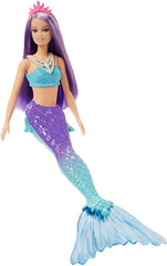 Barbie Dreamtopia Mermaid with Blue Top Purple Hair HGR10 - Colorland Toys