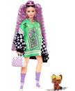 Barbie Extra Doll with Racecar Jacket HHN10