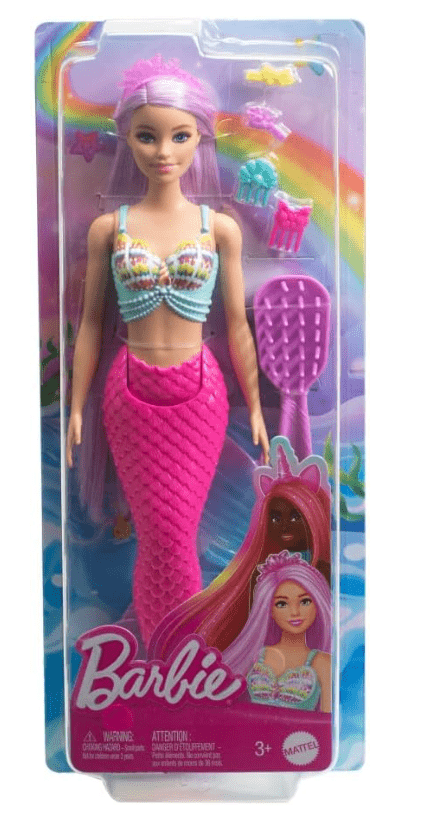 Barbie Fairytale Long Hair Fantasy Doll - Purple — image 1