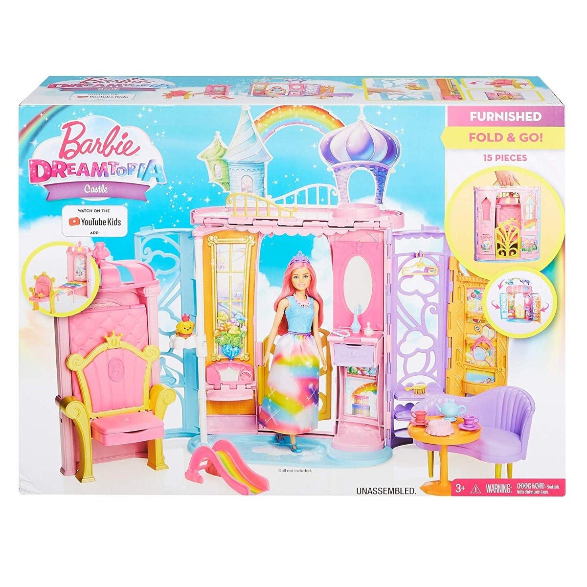 Barbie Fairytale Portable Castle Dreamtopia Playset — image 1