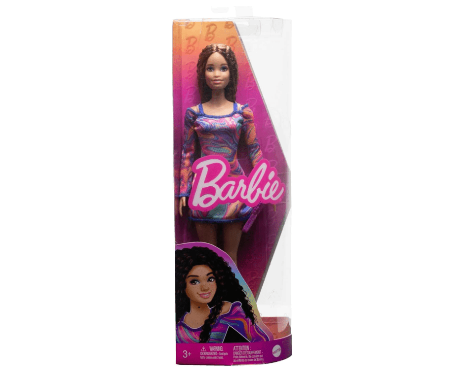 Barbie Fashionista Doll - Rainbow Marble Swirl HJT03 - Colorland Toys