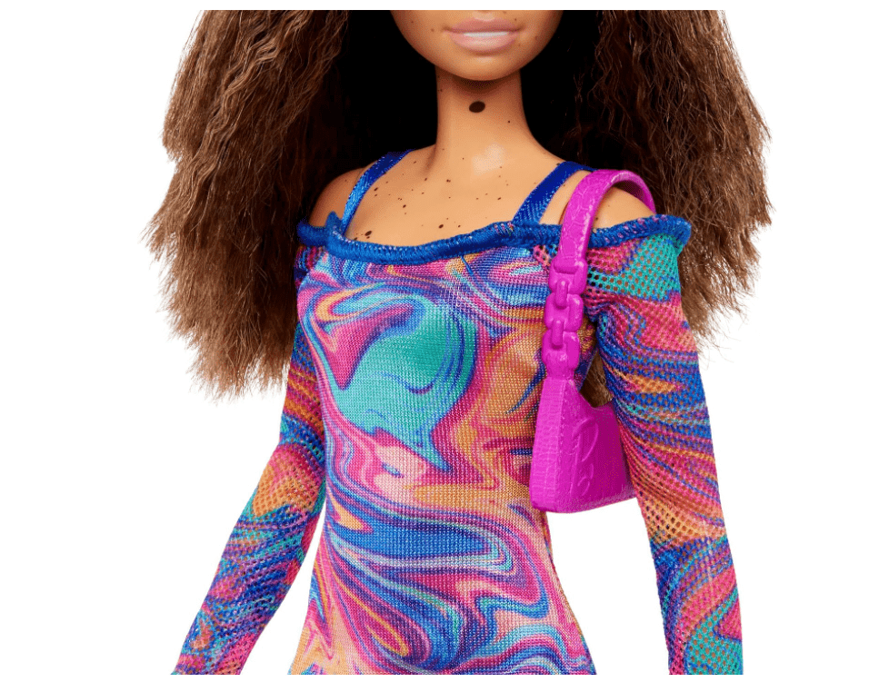 Barbie Fashionista Doll - Rainbow Marble Swirl HJT03 - Colorland Toys