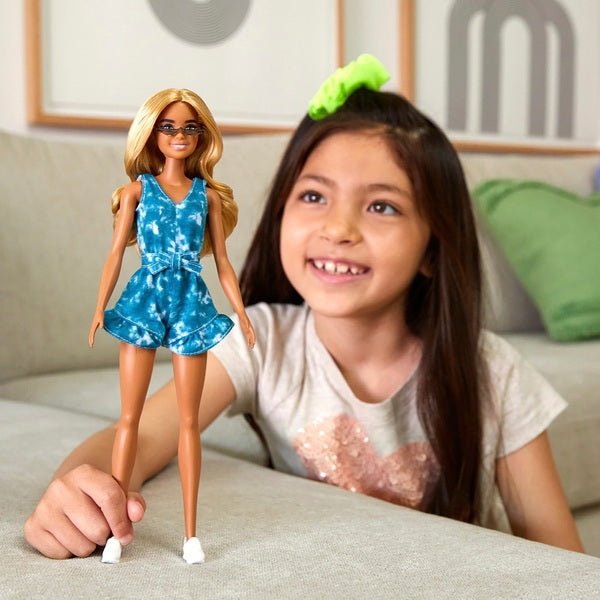 Barbie Fashionista Doll - Tie - dye Romper GRB65 - Colorland Toys
