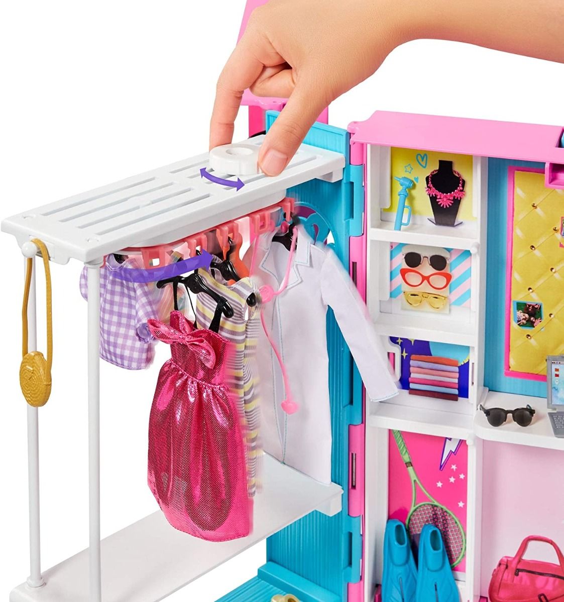 Barbie Fashionista Dream Closet 30 Plus Pieces GBK10 — image 3