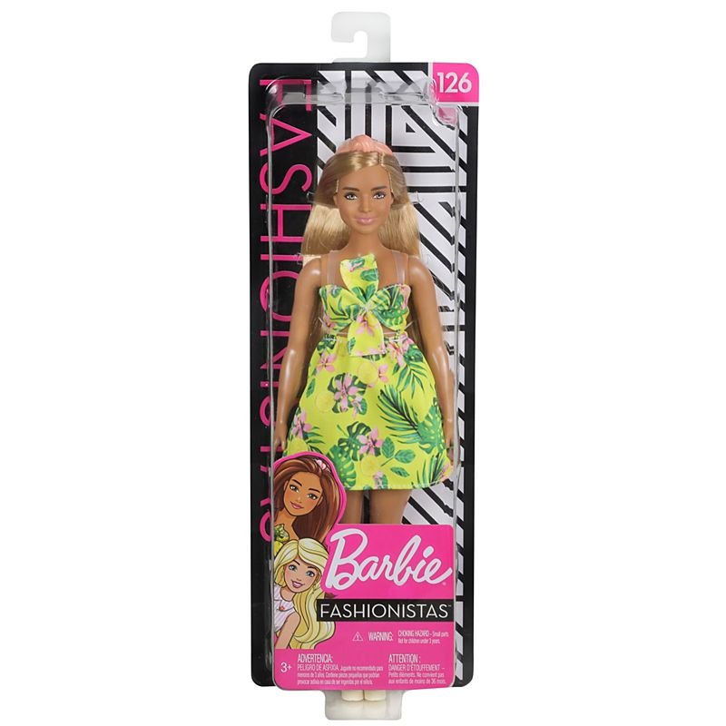 Barbie Fashionistas Curvy Floral Doll FXL59 - Colorland Toys