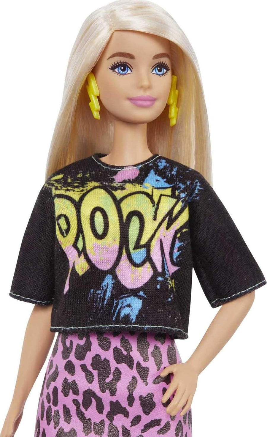 Barbie Fashionistas Doll Blonde with Pink Zebra Print Skirt FBR37 — image 2