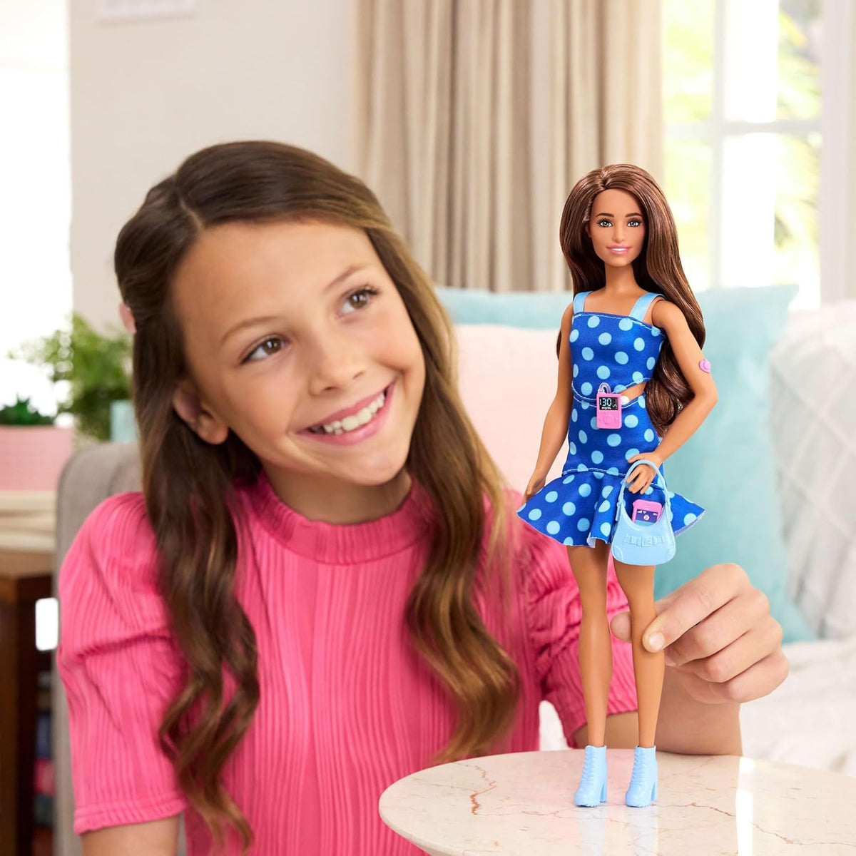 Barbie Fashionistas Doll - Blue Polka Dot HYT97 — image 2