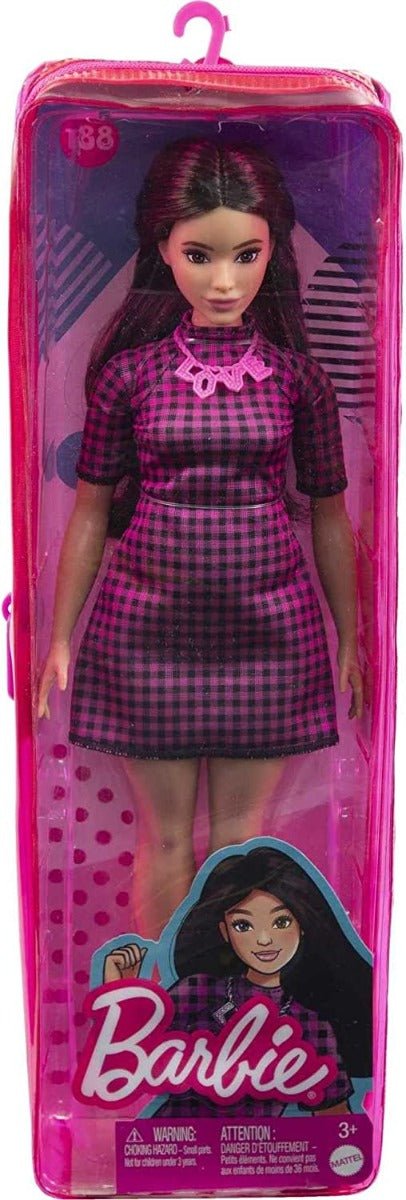 Barbie Fashionistas Doll - Pink Checkered HBV20 - Colorland Toys