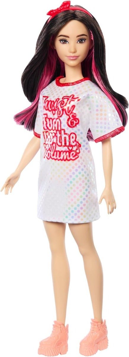 Barbie Fashionistas Doll Red Mesh Dress - Colorland Toys