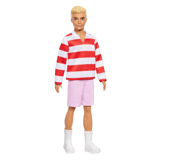 Barbie Fashionistas Doll - Red & Whitre Stripe HYV01 — image 1