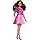 Barbie Fashionistas Doll With Brown Hair And Pink Sparkly Dress - Colorland Toys