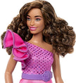 Barbie Fashionistas Doll With Brown Hair And Pink Sparkly Dress