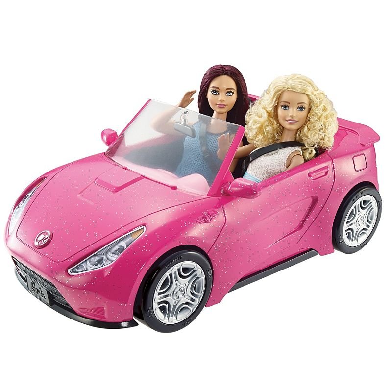 Barbie Glam Convertible Sports Car Pink DVX59 — image 2