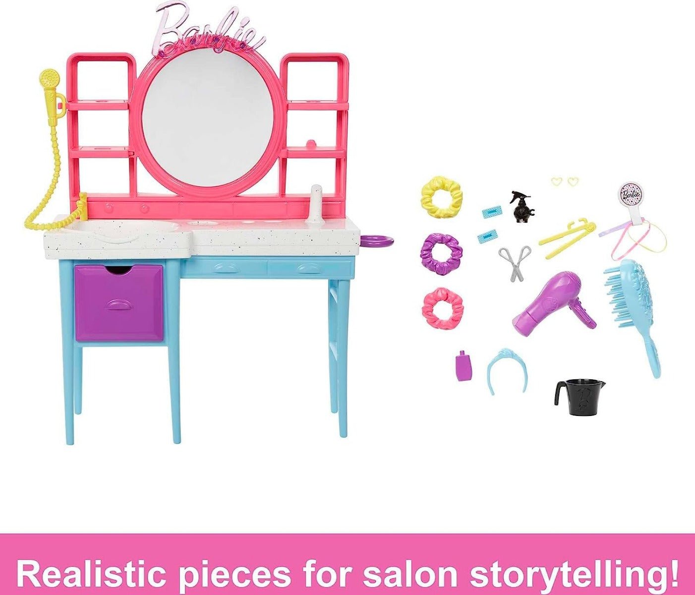 Barbie Hair Salon Playset HKV00 - Colorland Toys
