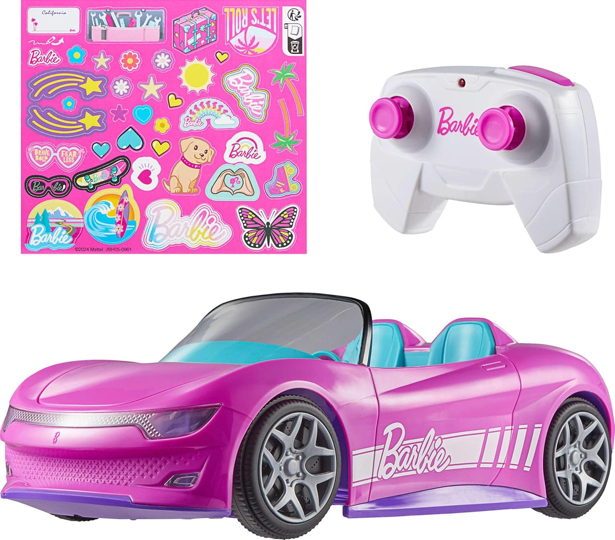 Barbie Hot Wheels RC Toy Car JBH05 - Colorland Toys