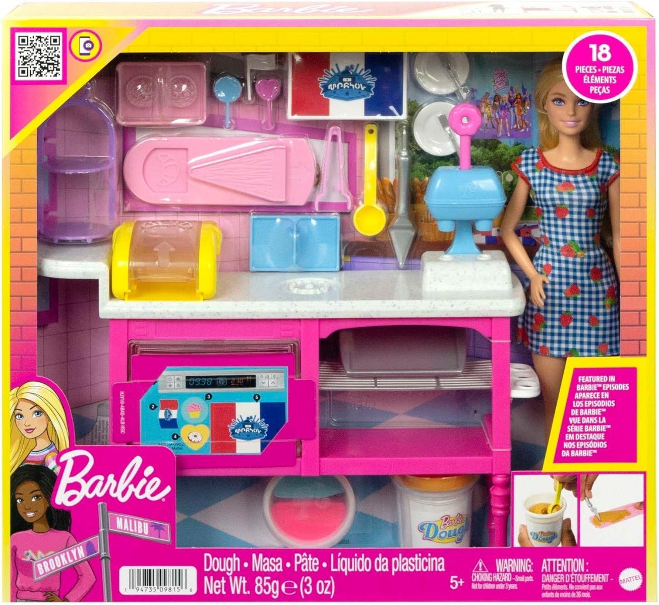 Barbie It Takes Two Cafe with Malibu Doll HJY19 - Colorland Toys