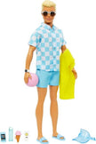 Barbie Ken Beach Doll Piece Count HPL74