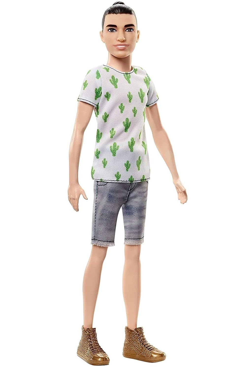 Barbie Ken Fashionista Doll Brown Tie Dye Shirt DWK44/GVY29 — image 3