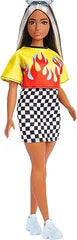 Barbie Ken Fashionistas Curvy Doll with Flame Croptop FBR37/HBV13 - Colorland Toys