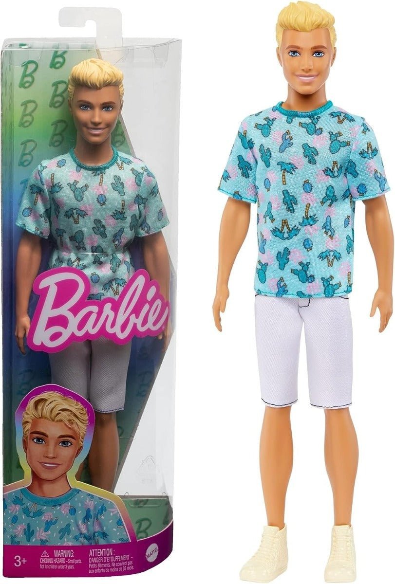 Barbie Ken Fashionistas Doll - Blue Shirt HJT10 - Colorland Toys