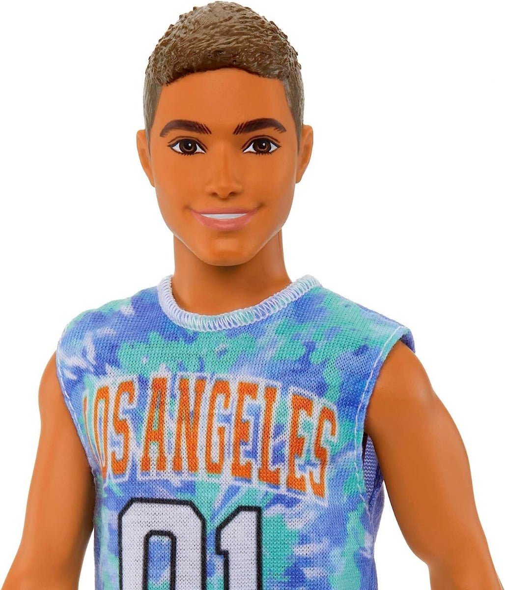 Barbie Ken Fashionistas Doll with Prosthetic Leg & Jersey HJT11 - Colorland Toys