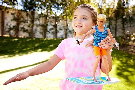 Barbie Ken Surf Doll + Accessories HPT50 - Colorland Toys
