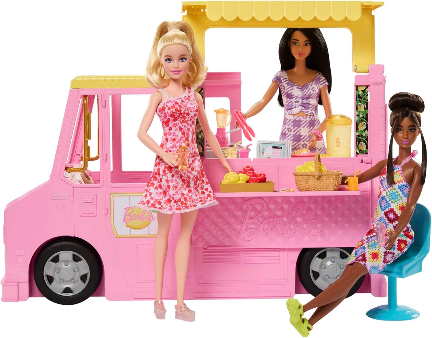Barbie Lemonade Truck Playset HPL71 - Colorland Toys