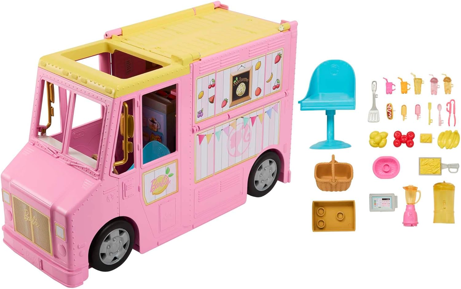 Barbie Lemonade Truck Playset HPL71 - Colorland Toys