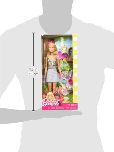 Barbie Loves Pets Doll with Puppy & Bunny Playset FPR48 - Colorland Toys