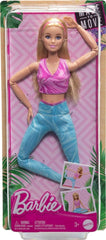 Barbie Made to Move Blonde Fashion Doll HRH27 - Colorland Toys