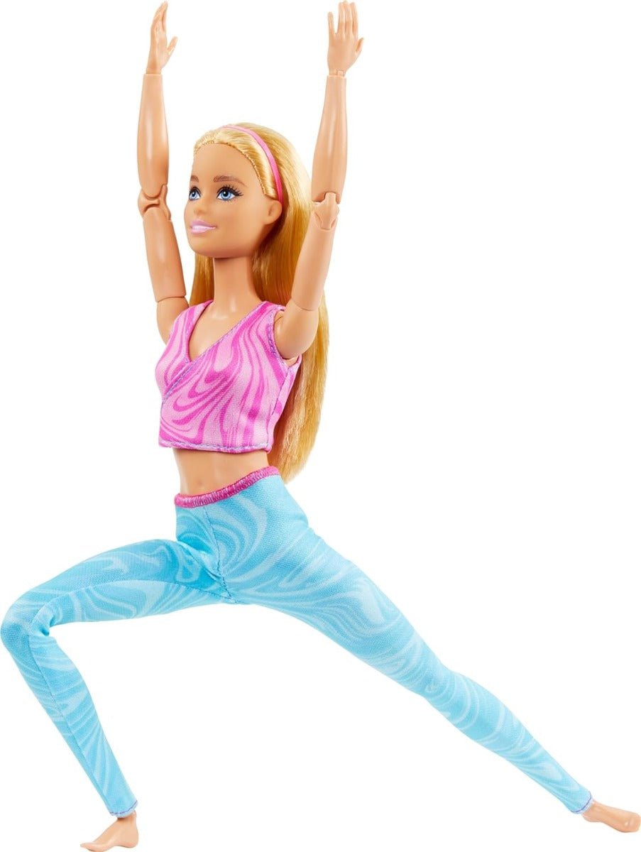 Barbie Made to Move Blonde Fashion Doll HRH27 - Colorland Toys
